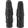 LAMELLIS 40 Pieces 3-Pin XLR Male Female Microphone Extension Cable Audio Connector Adapter