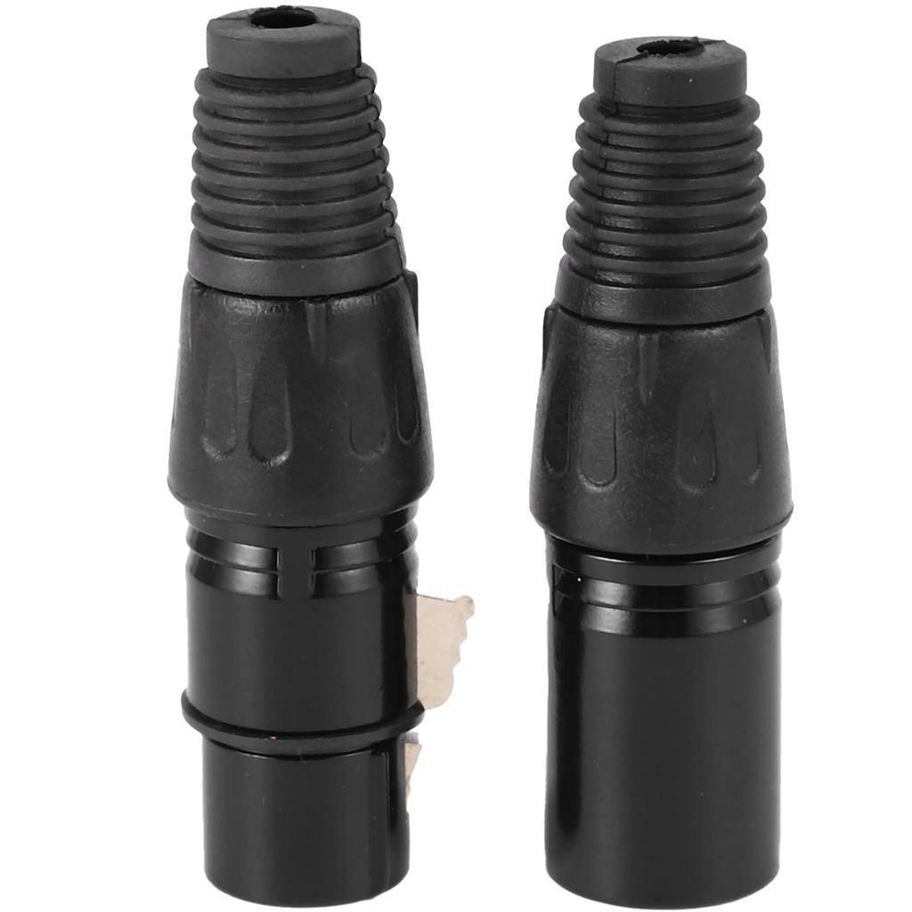 LAMELLIS 40 Pieces 3-Pin XLR Male Female Microphone Extension Cable Audio Connector Adapter
