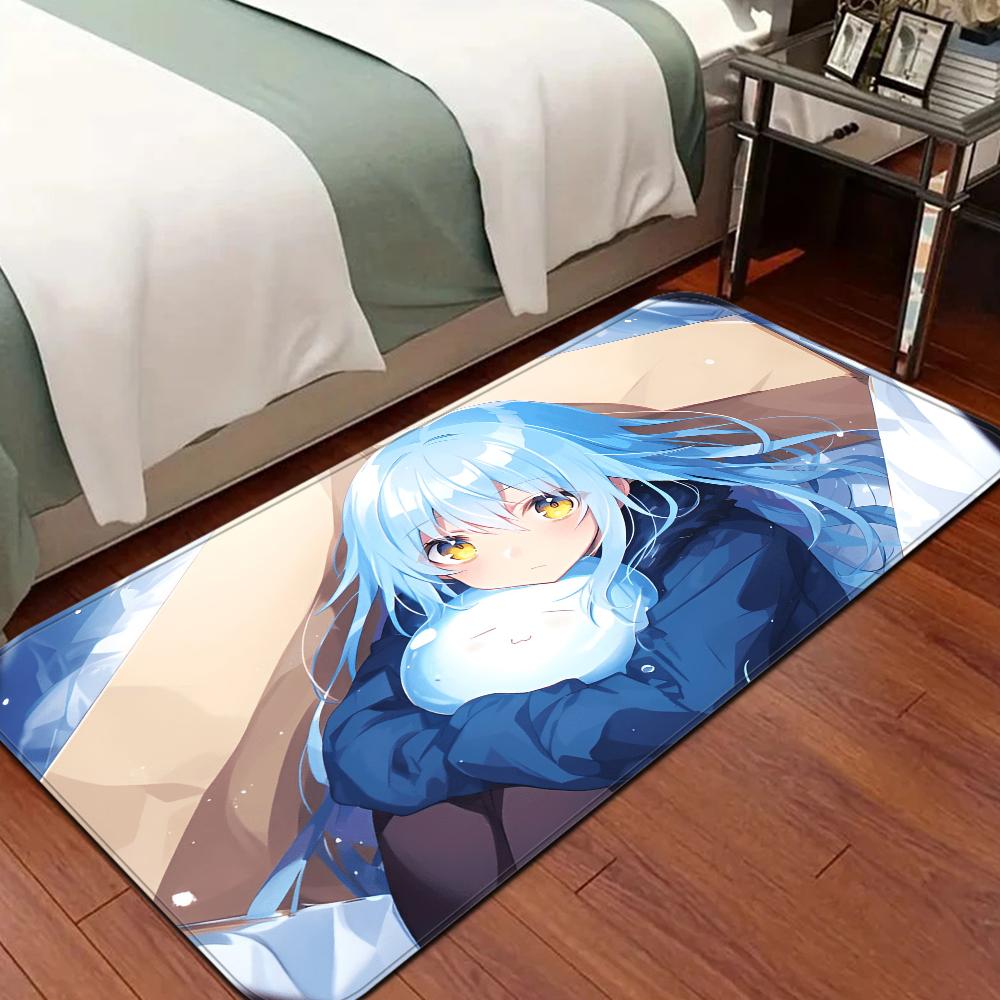 Demon Slime Rimuru Tempest Floor Mat Bathroom Mat Kids Room Bedroom Decoration Balcony Anti-Slip Doormat Living Room Welcome