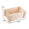 Vintage Holzkiste Desktop Organizer Korb Natürliche Robust Container Bin Holz Massivholz