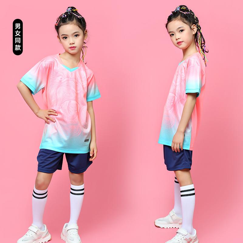New Children's and Students' Football Uniforms, Training Uniforms, Men's and Women's Badminton Uniforms, Breathable, Quick-drying, Sweat-absorbing 
