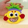 4Pcs Shaker Puzzle Toys Cartoon Non Woven Shake Pendant Diy Material Kits For Kids Easy To Paste Accessories Handmade Crafts