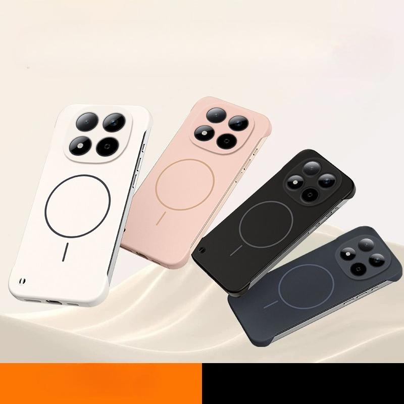 Ultra Thin Frameless Magnetic Case For Xiaomi Redmi Note 15 14 Pro Plus Note 13 5G Note 12Pro Magsafe Hard PC Matte Cover Shell