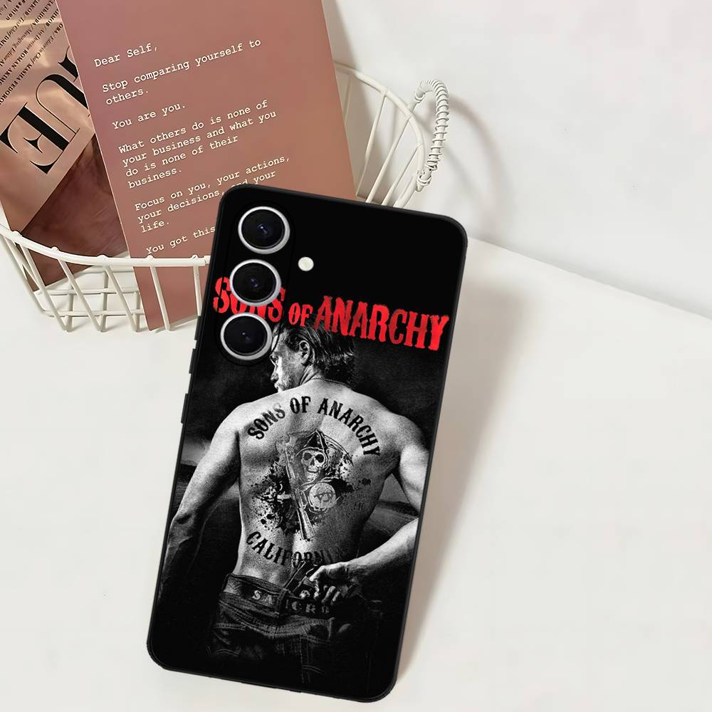 Crime Sons Of Anarchy TV Phone Case For Samsung S 24 Fe 25 Ultra Plus 20 Lite 21 30 22 23 24 22 Ultra 5G Fundas