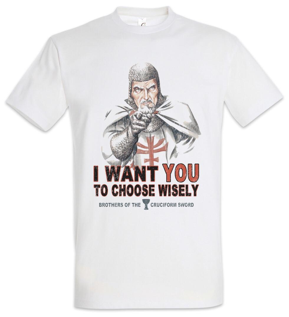 

I Want You To Choose Wisely T-Shirt Mens Womens Tees Top Indiana Fun and the Last Jones Crusade S