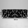 Black Car Stickers Decoration Ships Triangle Vinyl Water resistant 200*60cm Auto Decals Exterior Motorcycles Practical