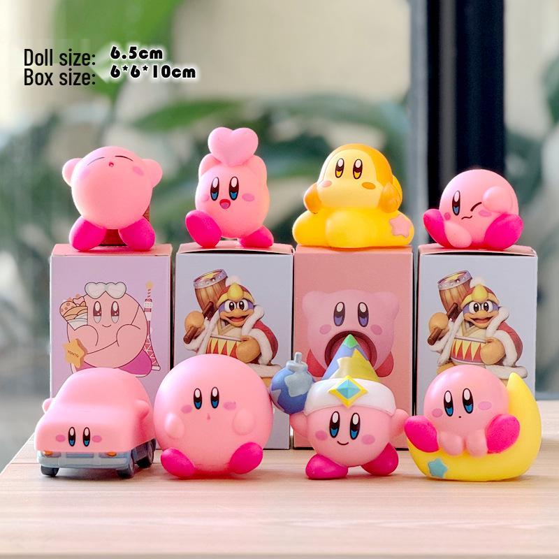 Kirby Anime Trendy Vinyl Figure Blind Box Toy – Internet Celebrity Birthday Gift for Kids