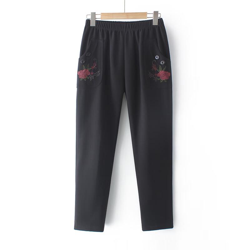 Women's Mid-Aged & Elderly Straight Leg Casual Pants