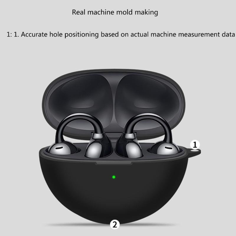 Schutzhülle für FreeClip Ohrhörer Ladeetui Staubdicht & Stoßfest Weiche Silikonhülle