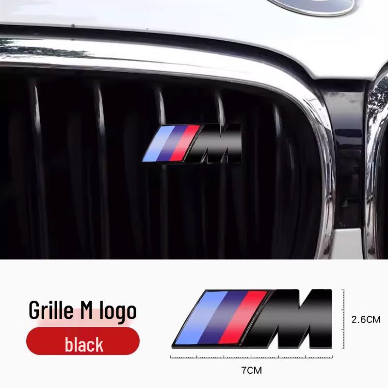 Compatible Grille & Fender Emblem for BMW 1, 3, 5 Series, X1, X2, X5, X6, M3
