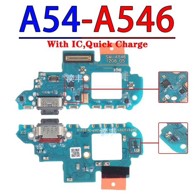 Porta Caricatore Dock USB per Samsung Galaxy A54 A05 A05S A04 A04E A04S A14 A24 A34 A15 A25 A35 A55 4G 5G Modulo Scheda di Ricarica