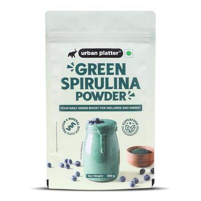 Gryni spirulinos milteliai, 300 g [Visiškai natūralus ir mineralais turtingas detoksikuojantis maisto papildas]