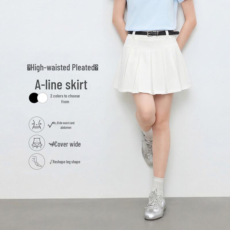 FivePlus Fairy Style Pleated A-Line Mini Skirt M