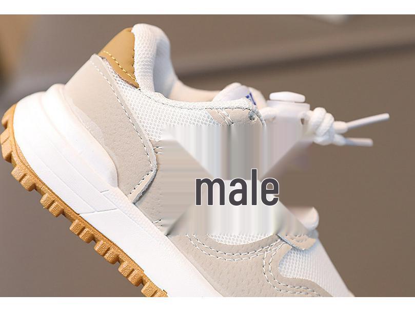 New Kids' Mesh Sports Shoes - Letter Design for Boys & Girls, Spring/Autumn Collection
