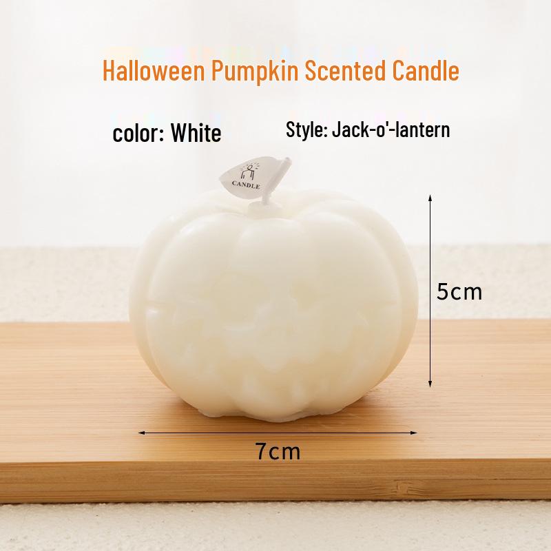 Rose-Scented Halloween Pumpkin Candle: Cute Festival & Birthday Gift Souvenir