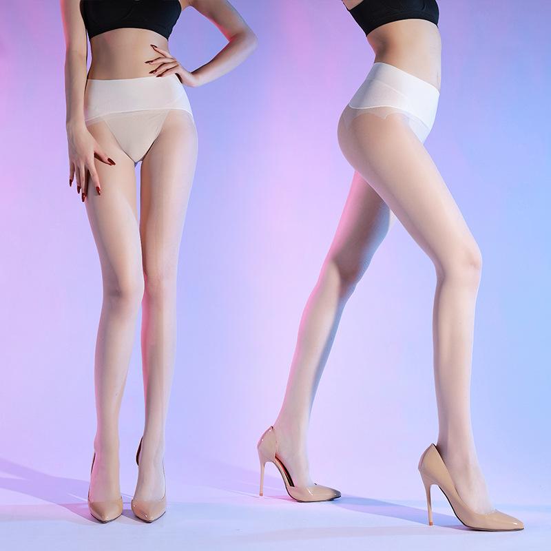 Women's Stockings Invisible Summer Pantyhose Ultra-Thin Seamless Lycra Silky Anti-Hook Sockings Breathable Socks Night Club Wear