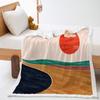 Nordic Style 2D Digital Printing Wish Lamb Wool Crystal Fleece Blanket Blanket Minimum Order