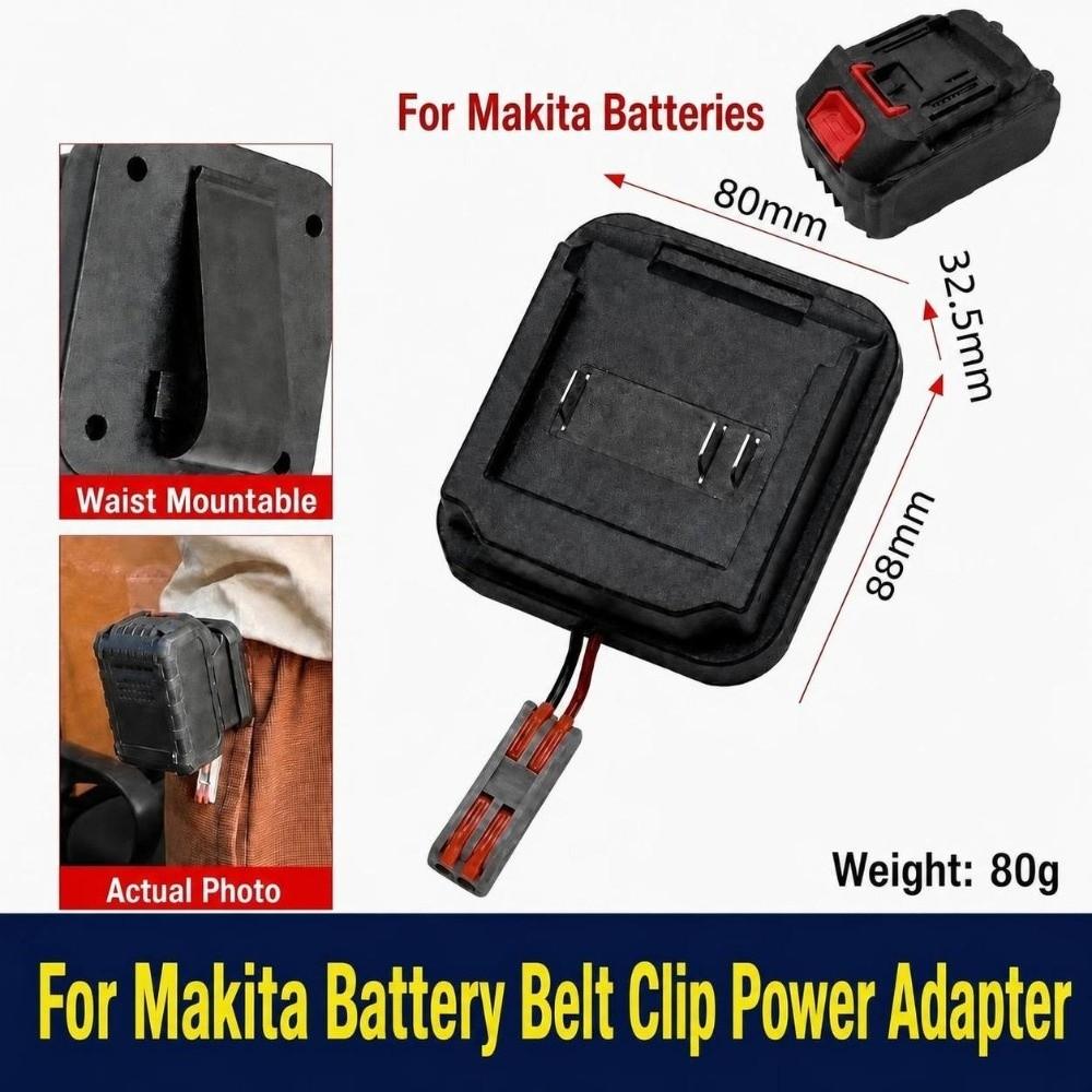 With Wire Battery Adapter Plastic Housing Power Output Base for Makita Battery DIY Project