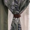 PU Leather Curtain Tie Strap Solid Color Curtains Fixing Tool Curtains Clamp Buckle  Bedroom
