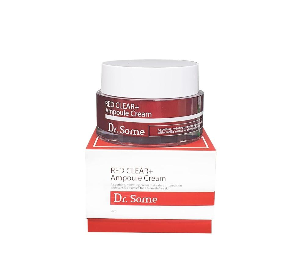 

Очищающий крем для лица для проблемной кожи Dr, Some RED CLEAR Ampoule Cream 50мл