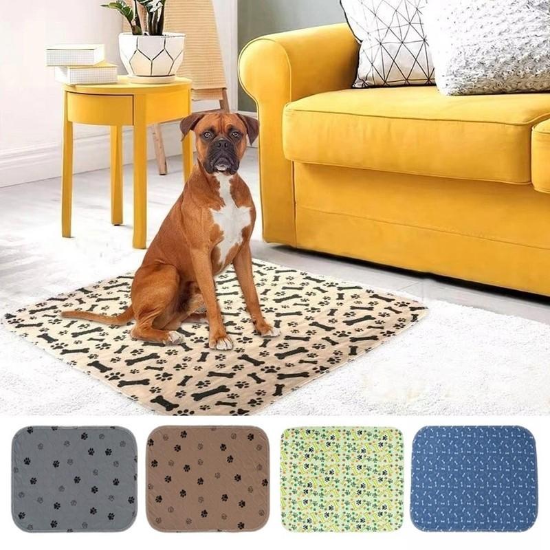 Durable Waterproof Puppy Pee Pad Fast Absorbing Reusable Pet Bed Mat Breathable Washable Dog Urine Pad Pet Training