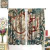 William Morris Rostlinné Květinové Zatemňovací Okenní Závěsy   Boho Vintage Rustikální Květiny Styl Umění William Morris Okenní Závěsy   fo