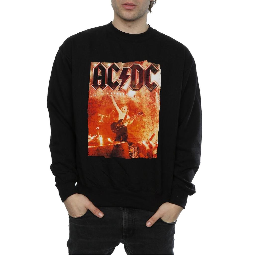 AC/DC Mens Live At River Plate Sweatshirt