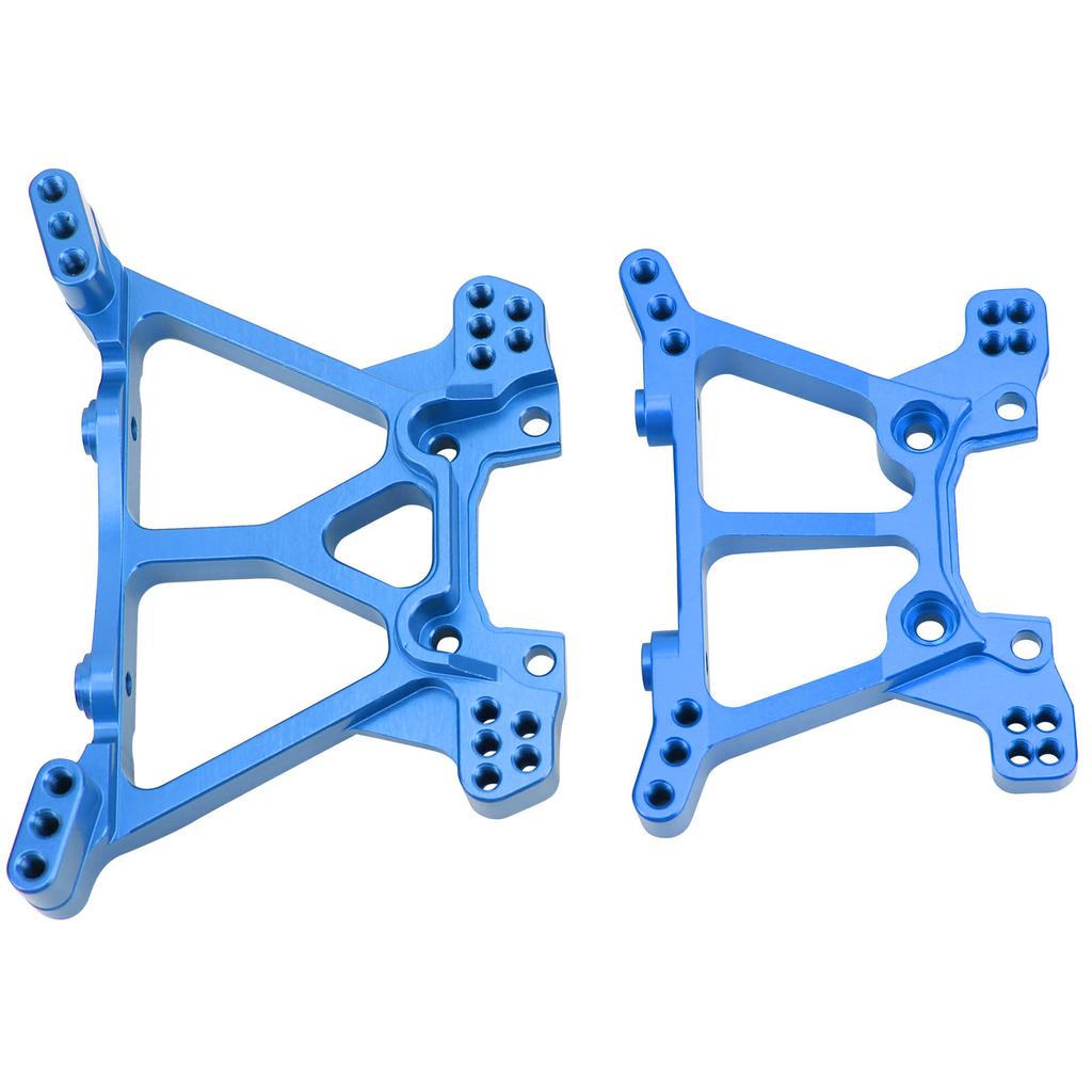 RC Aluminum Alloy Front Rear Shock Tower for Traxxas Slash 4X4 TSM 1 10 RC Car Upgrade PartsBlue