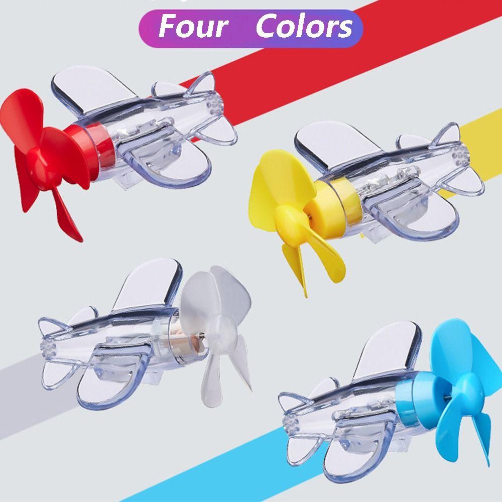 Warning Effect Mini Airplane LED Light Wind Energy Small Aircraft Decoration Car Rearview Mirror