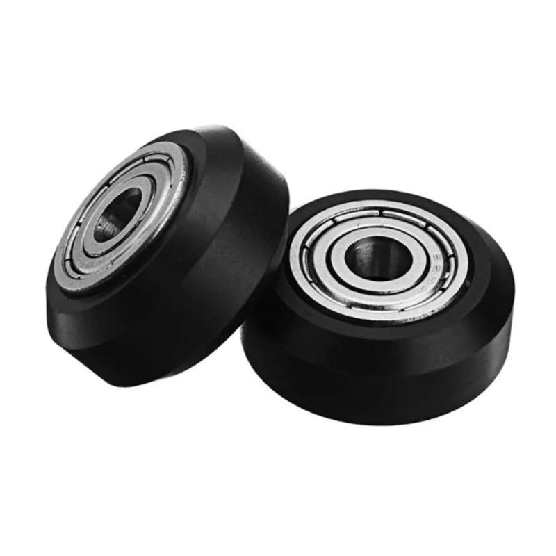 1Pc CNC Plastic POM Wheel With Bearing Idler V-Slot Aluminum Profile Perlin Pulley Big Small For 3D Printer Ender3 V2
