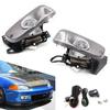 2Pcs Waterproof Car Front Fog Lamps Halogen Lights for Honda Civic 1992-1995