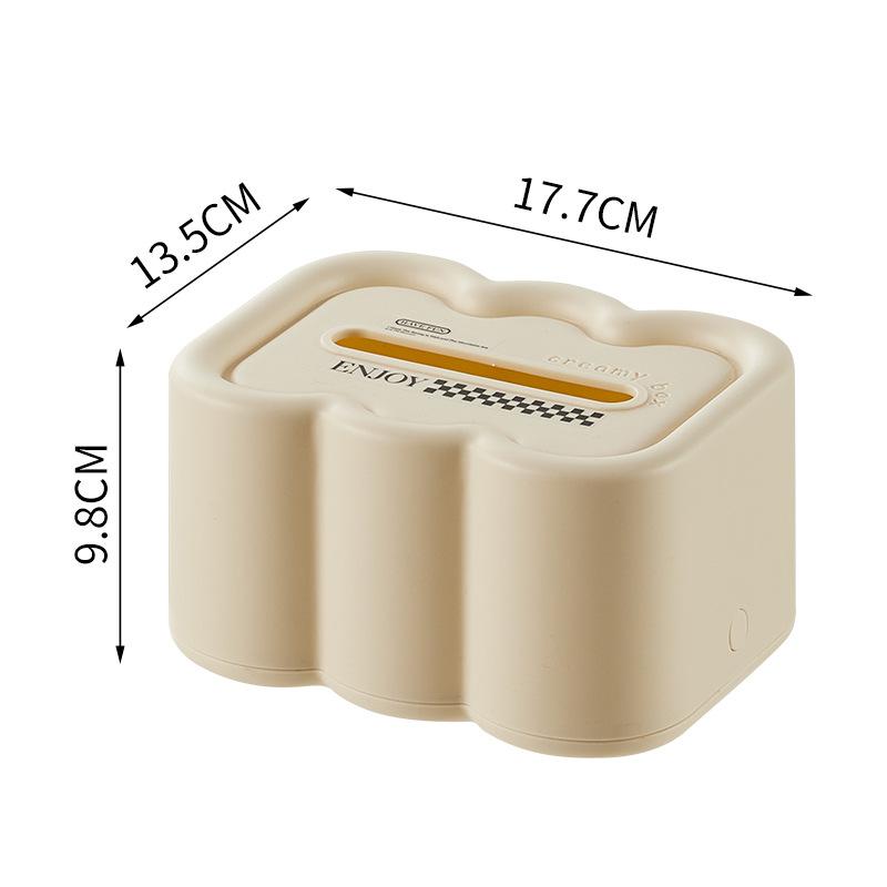 Wall-Mounted Tissue Box for Home Use Living Room & Bathroom French Style Cloud Paper Towel Dispenser Tissue Holder Storage Boxes
