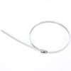 Metal Zip Ties 304 Stainless Steel Cable Tie Heavy Duty Self-Locking Strap Ties Multi-Purpose Metal Exhaust Wrap Lock