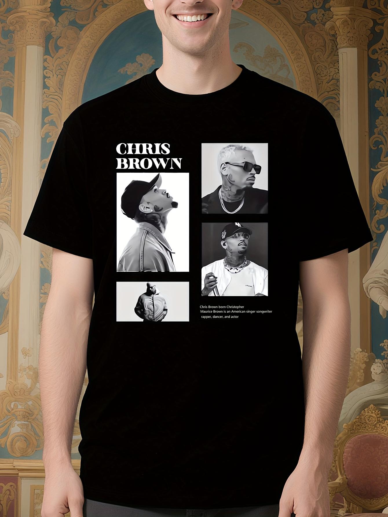 Vintages for Men And Women Featuring Rapper Chris Brown T-shirt L