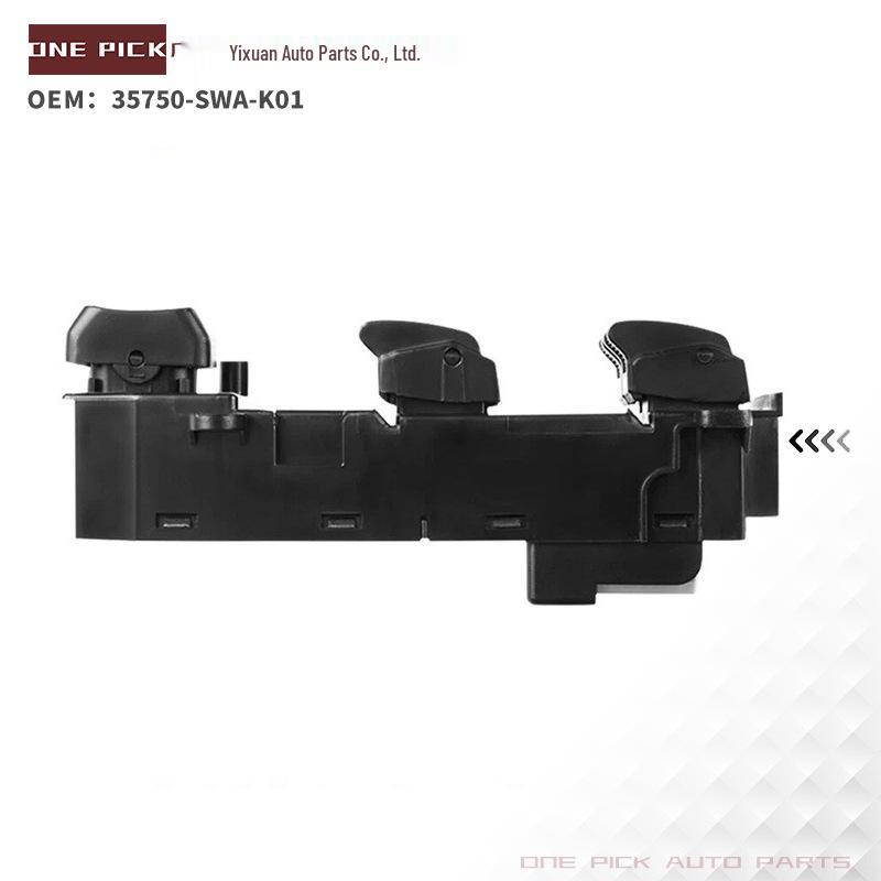 35750-SWA-K01: A 22-pin window regulator switch for Honda Civic.