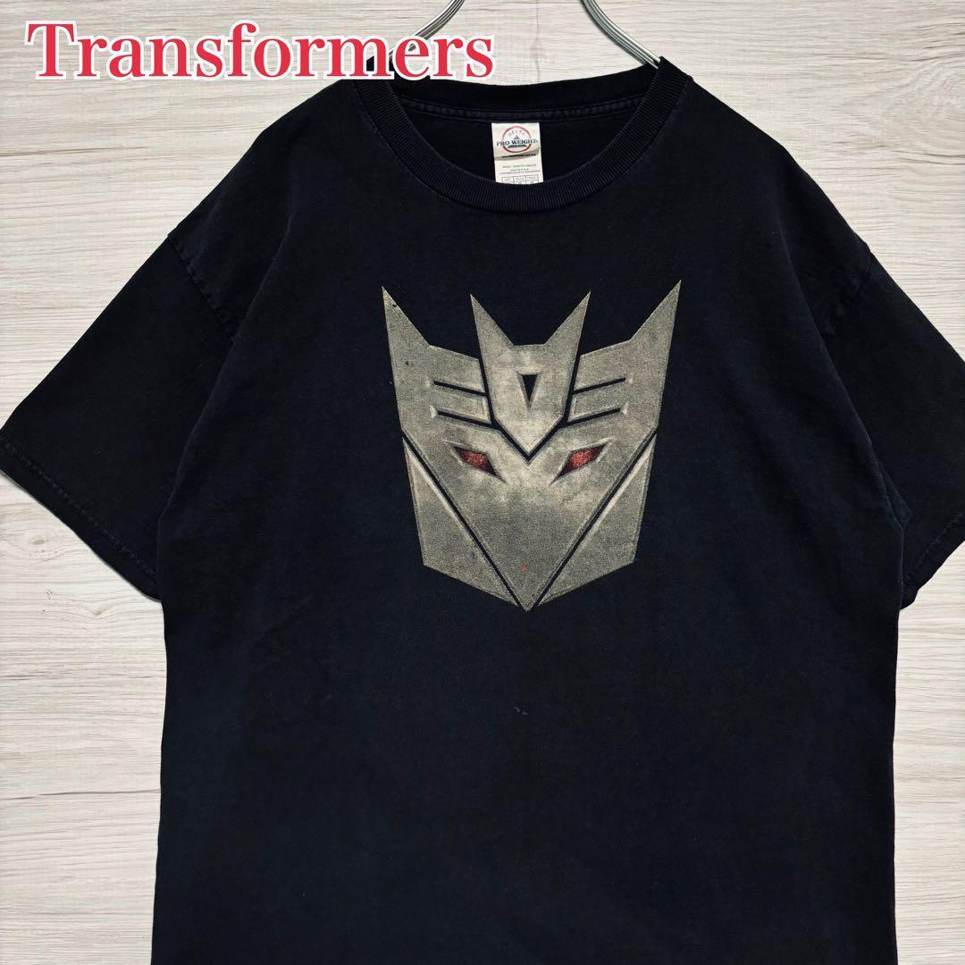 

[USED] Hard-to-find Transformers 00s T-shirt, size L, vintage, imported