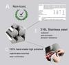 Vnox Masonic Men Ring Stainless Steel & Carbon Fiber 8mm Punk Male Jewelry US size 4 5 6 7 8 9 10 11 12