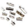 30pcs Stainless Steel Drop Extender Chain Pendant End Spacer Caps End Crimp Crod Bukle Tip Clasp DIY Jewelry Making Accessories