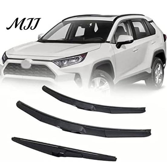 High Speed Stable Wipers 3 Pcs 26"+16" Windshield And 12" Rear Wiper Blade Replacement for RAV4 2019 Front Set 2020 2021 2022 2023 2024, All