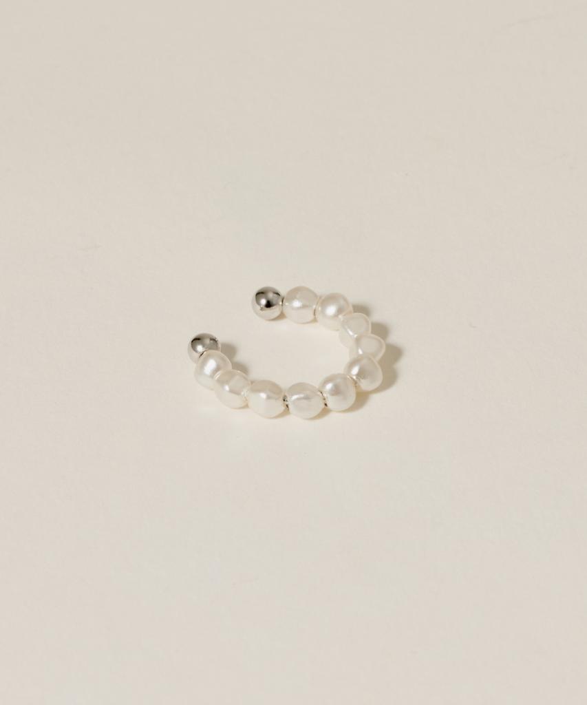 Novice Tokyo Baroque Pearl Ear Cuff / Silver