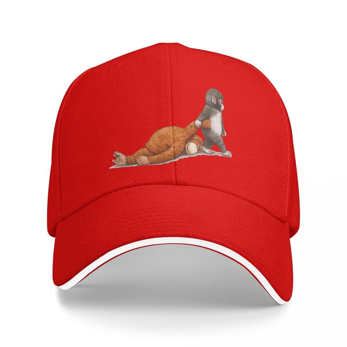 Baseball Caps Sad Monkey Punch Meme With An Orange Toy Funny Casquette Unisex Outdoor Spring Hats One Size