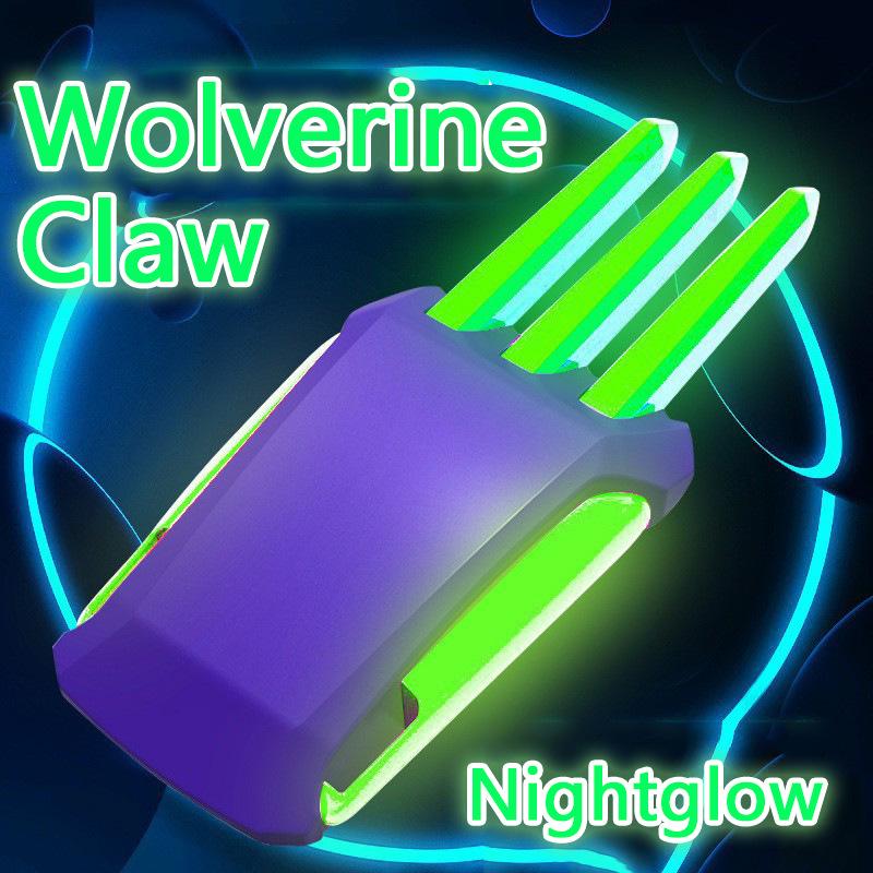 

Игрушка светящиеся в темноте выдвижные когти Росомахи - Светящийся реквизит для ролевых игр Green Glow Claw
