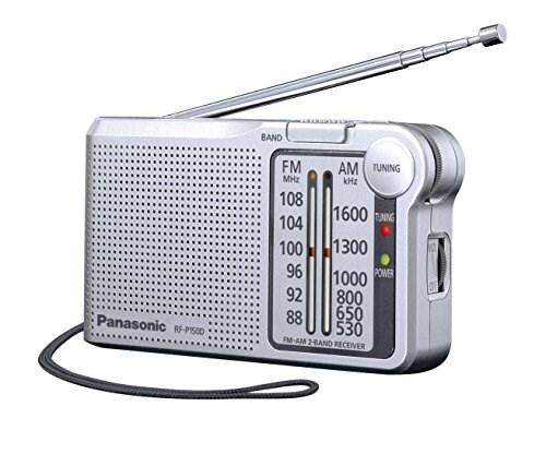 Panasonic RF-P150DEG-S portable radio analog tuner silver