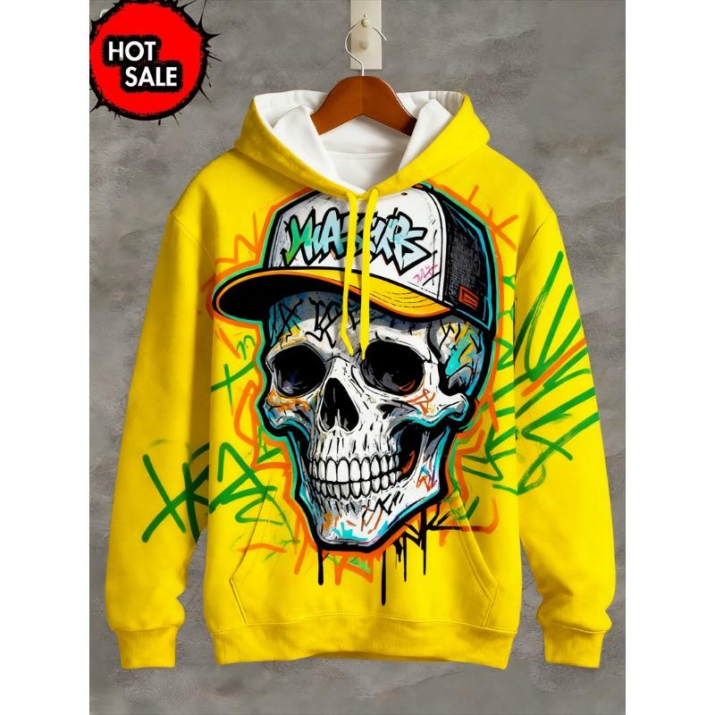 Nieuwe Skeleton Schedel Grafische 3D Print Hoodies Voor Man Oversized Hooded Sweatshirts Harajuku Trainingspakken Pullover Tops Jas Kleding