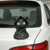 Mysterious Hooded Gothic Black Cat Figurine