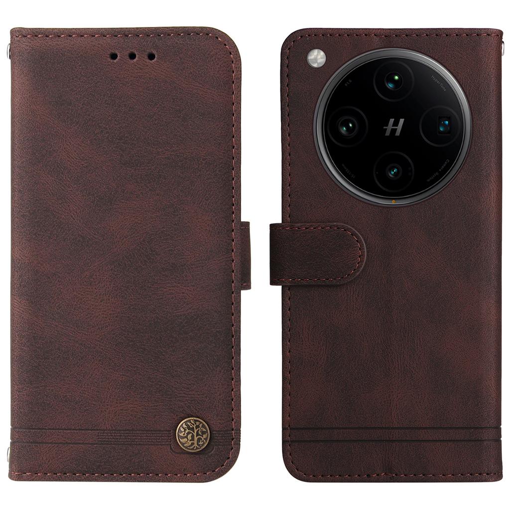 For Oppo Find X8 Pro 5G Leather Wallet Cases Skin Touch Phone Cover Stand with Strap