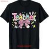 Easter Teacher Bunny Ears Life Day Egg Women T Shirt Vintage Washed Comfortable Streetwear Graphic Soft Fashion Casual Homme