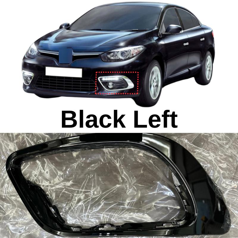 Fog Headlight Frame Right Left Protector Grill For Renault Fluence 2013-2016 Abs Chrome or Black 261A23821R 261A32113R