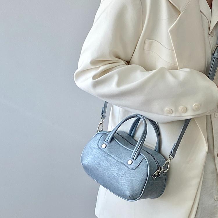 Ielgy Korean Version Exquisite Small Round Bag Casual One-Shoulder Messenger Portable Small Bag