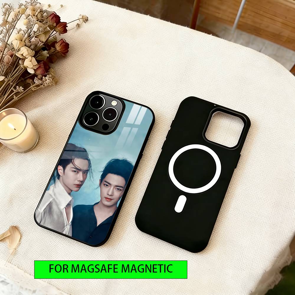 

The Untamed Wang Yibo XiaoZhan Phone Case For iPhone17,16,15,14,13,12,11 Plus,Pro Magnetic For Magsafe Wireless Charging iPhone14Plus